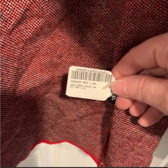 Orange Fashion Village, Open, Front, Plaid, Jacket. - Picture 8 of 11